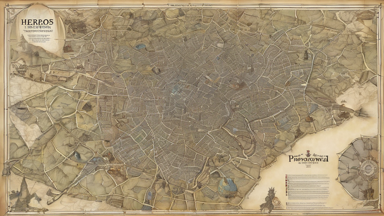 Dwupoziomowa mapa z Heroes V pokazująca podziemny świat pełen jaskiń i korytarzy