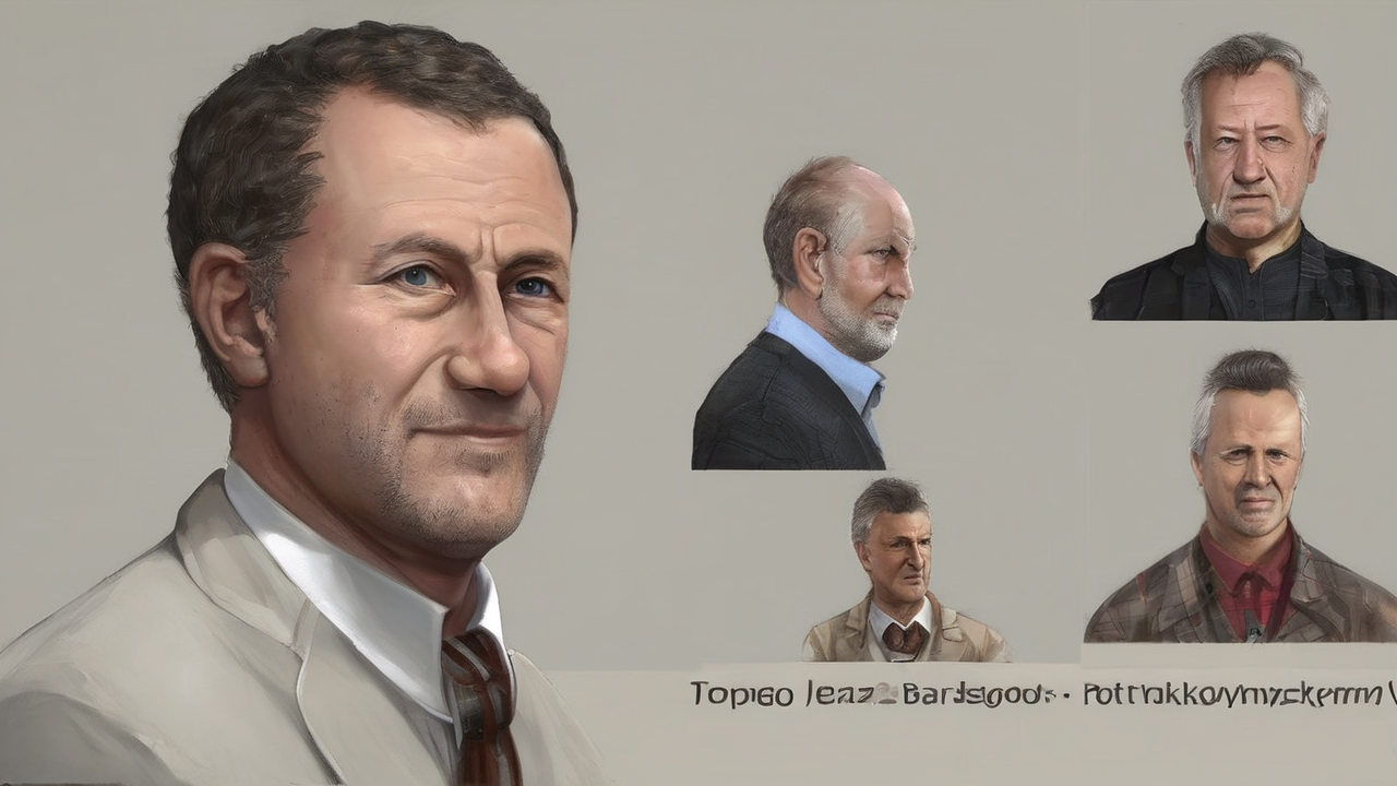 Portret Crag Hacka, potężnego barbarzyńcy z rudą brodą, w ciężkiej zbroi i z legendarnym toporem bojowym