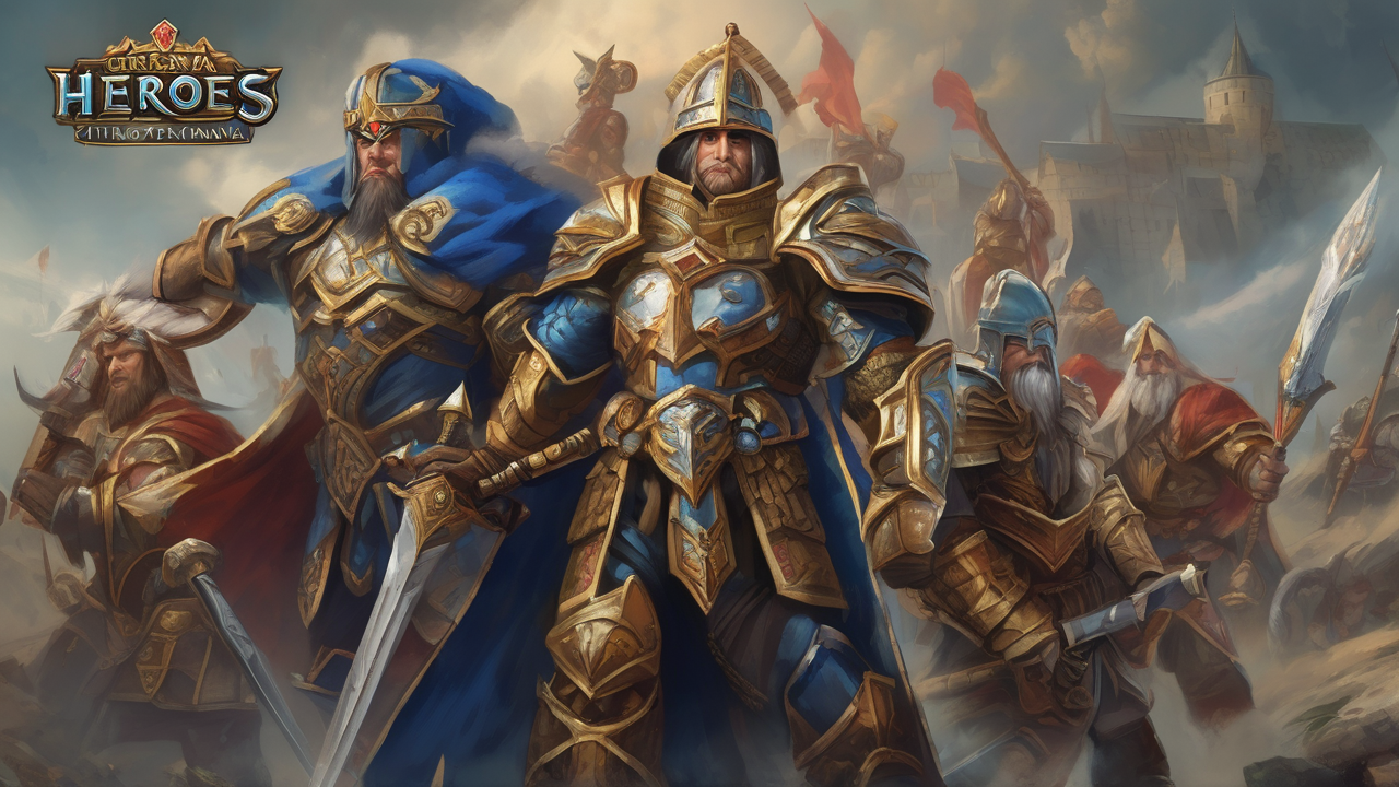 Przyjazna grupa graczy Heroes of Might and Magic podczas spotkania fanów, rozmawiająca i dzieląca się strategiami